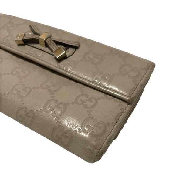 GUCCI GUCCISIMA PRINCY OFF WHITE CONTiNENTAL LONG WALLET - Picture 11 of 14